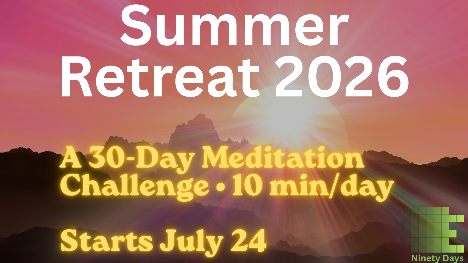 Summer Retreat 2026