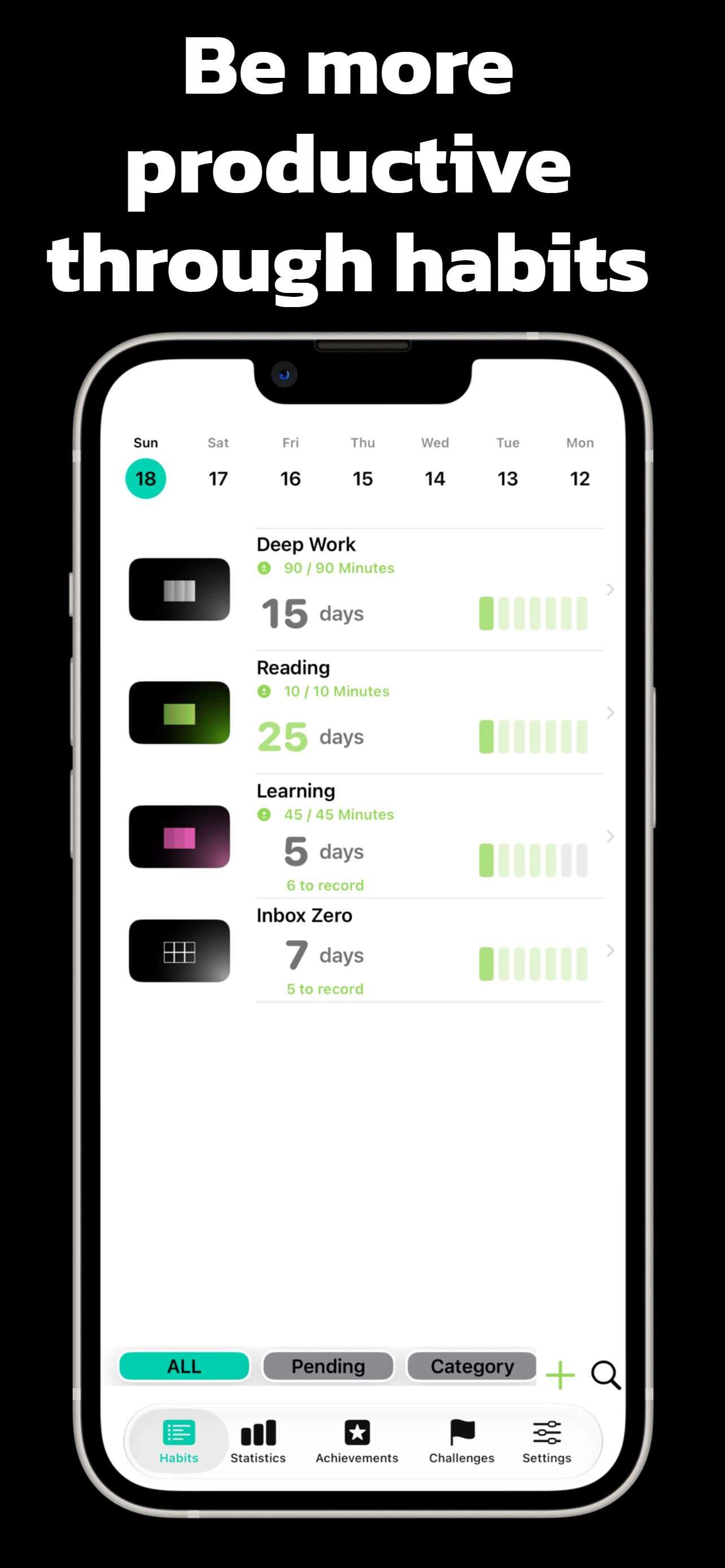 Build Productivity Through Better Habits