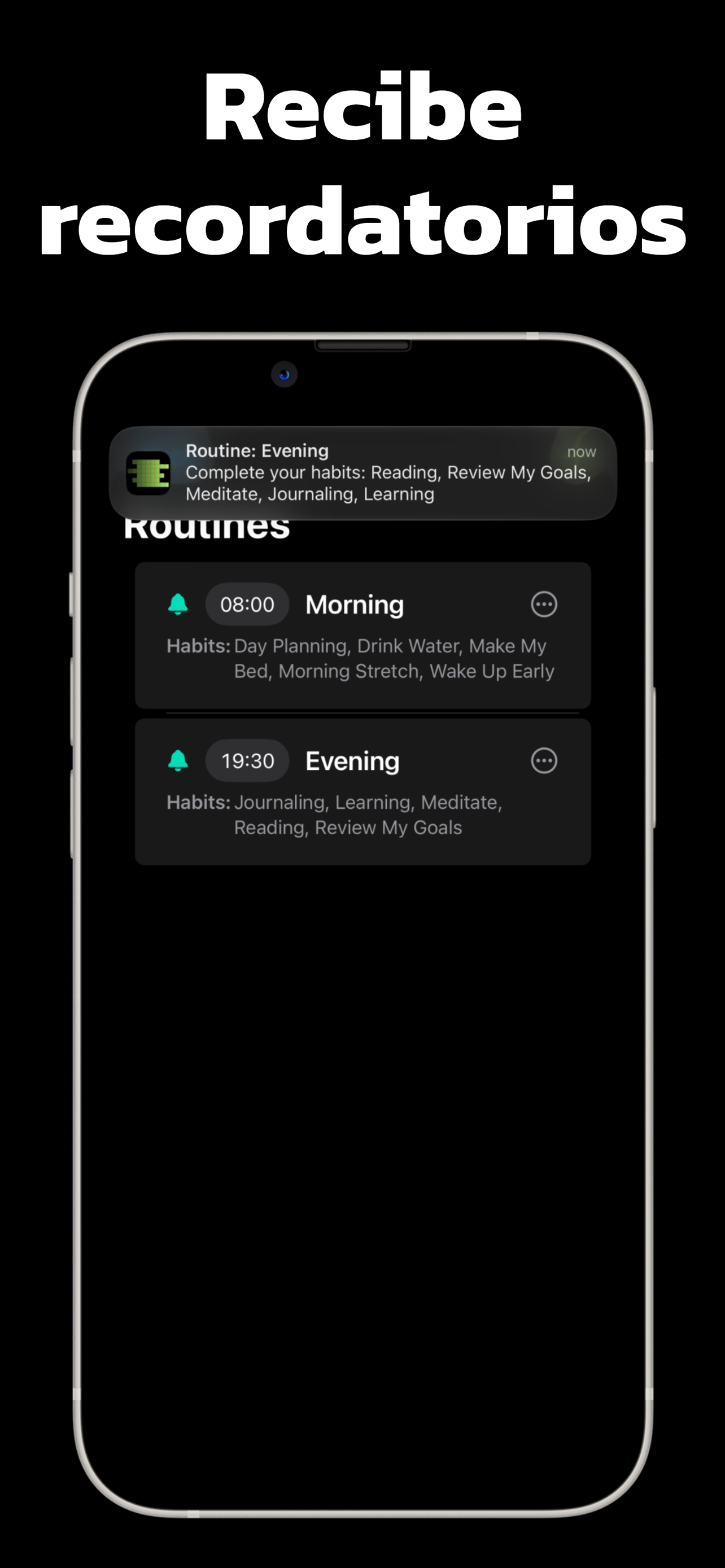 Organiza tu día con rutinas personales