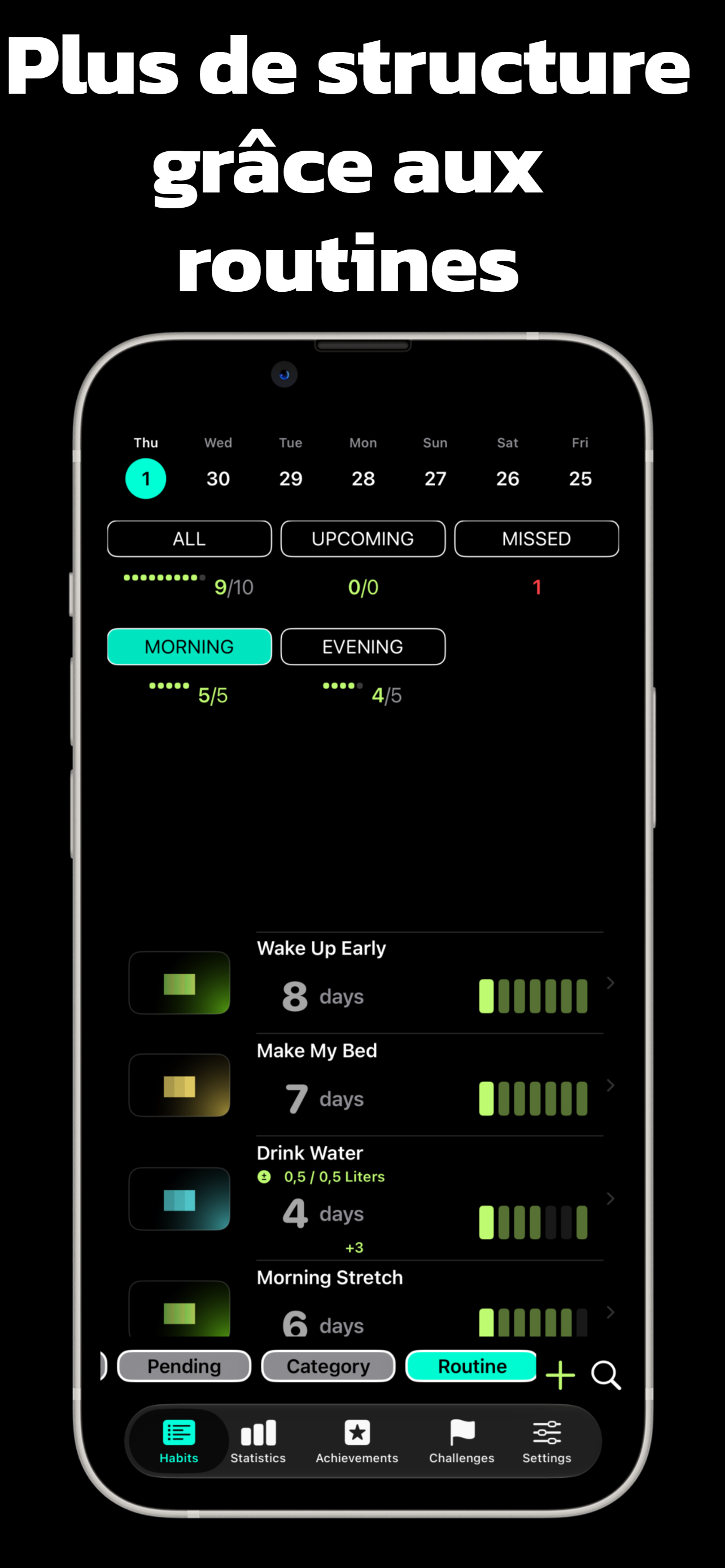 Apportez plus de structure à votre quotidien